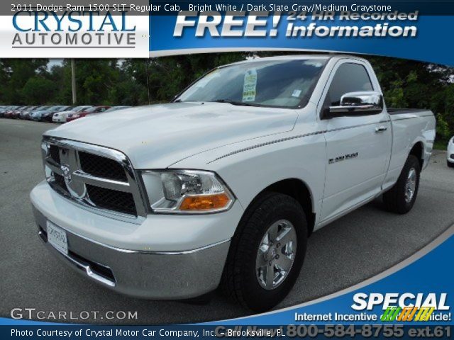 2011 Dodge Ram 1500 SLT Regular Cab in Bright White