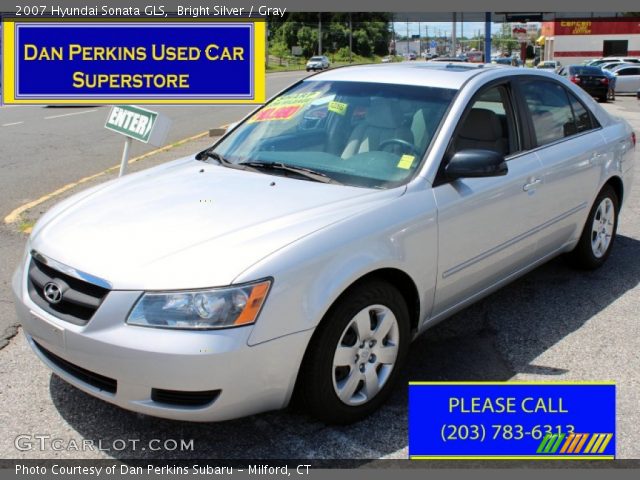 2007 Hyundai Sonata GLS in Bright Silver