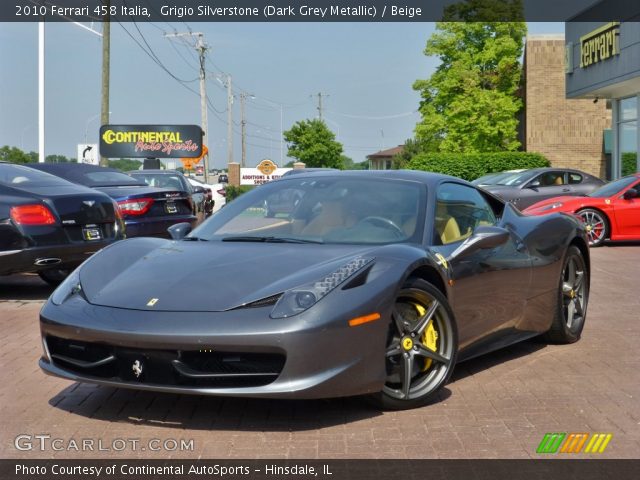2010 Ferrari 458 Italia in Grigio Silverstone (Dark Grey Metallic)