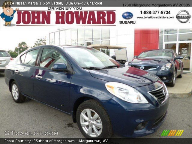 2014 Nissan Versa 1.6 SV Sedan in Blue Onyx