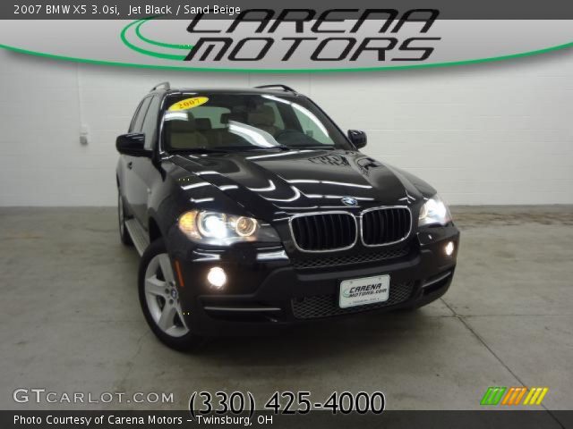 2007 BMW X5 3.0si in Jet Black
