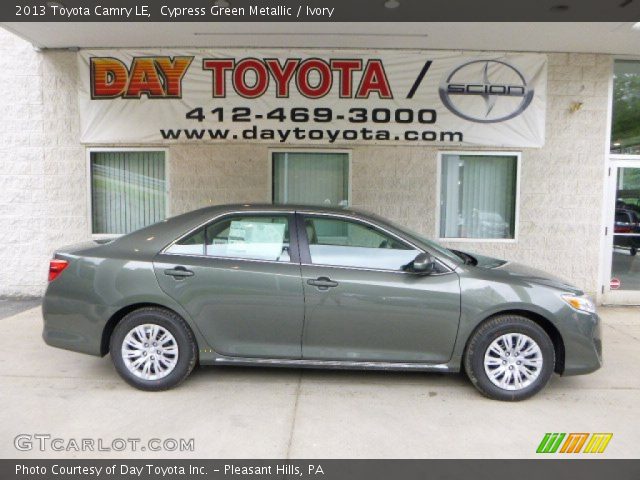 2013 Toyota Camry LE in Cypress Green Metallic