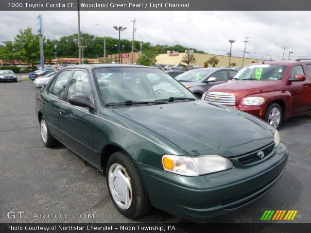 2000 Toyota Corolla CE in Woodland Green Pearl