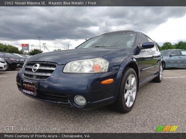 2002 Nissan Maxima SE in Majestic Blue Metallic