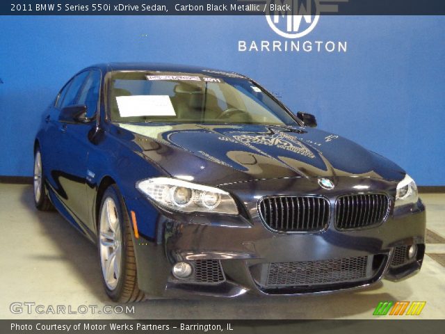 2011 BMW 5 Series 550i xDrive Sedan in Carbon Black Metallic