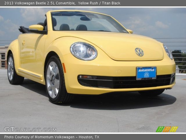 2013 Volkswagen Beetle 2.5L Convertible in Yellow Rush