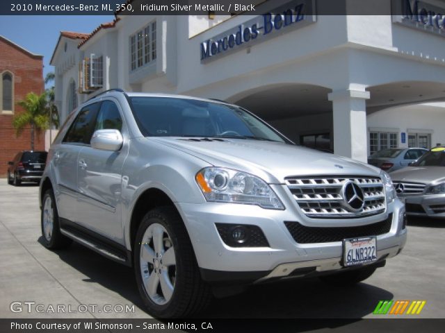 2010 Mercedes-Benz ML 350 in Iridium Silver Metallic