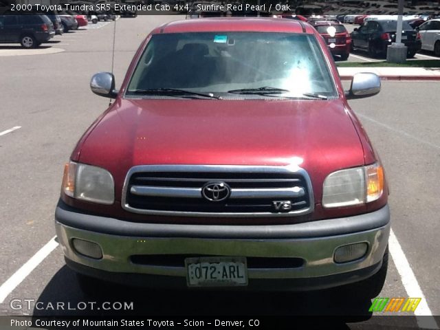 2000 Toyota Tundra SR5 Extended Cab 4x4 in Sunfire Red Pearl