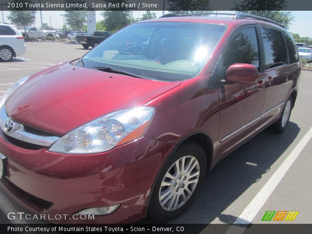 2010 Toyota Sienna Limited in Salsa Red Pearl