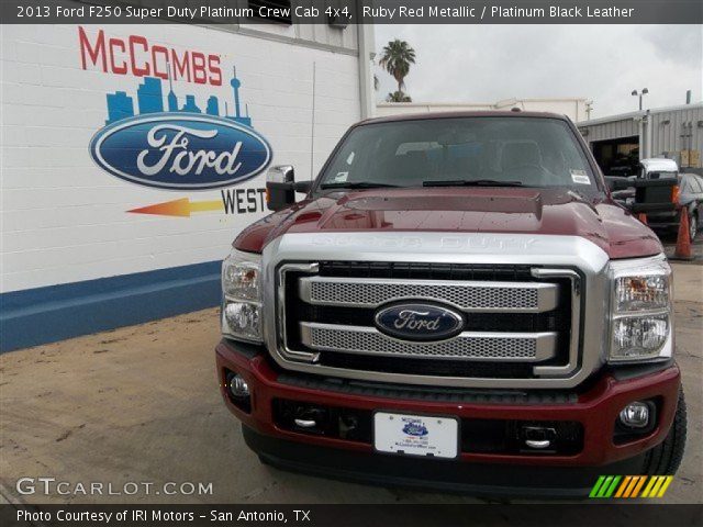 2013 Ford F250 Super Duty Platinum Crew Cab 4x4 in Ruby Red Metallic