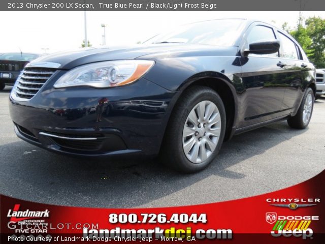 2013 Chrysler 200 LX Sedan in True Blue Pearl