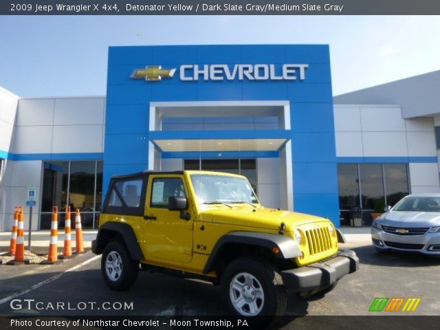 2009 Jeep Wrangler X 4x4 in Detonator Yellow