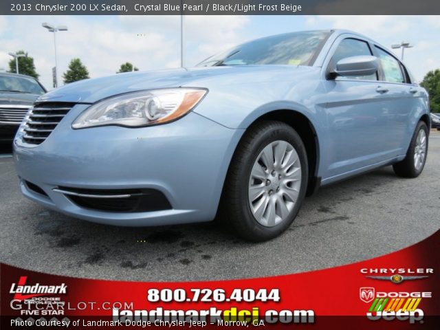 2013 Chrysler 200 LX Sedan in Crystal Blue Pearl