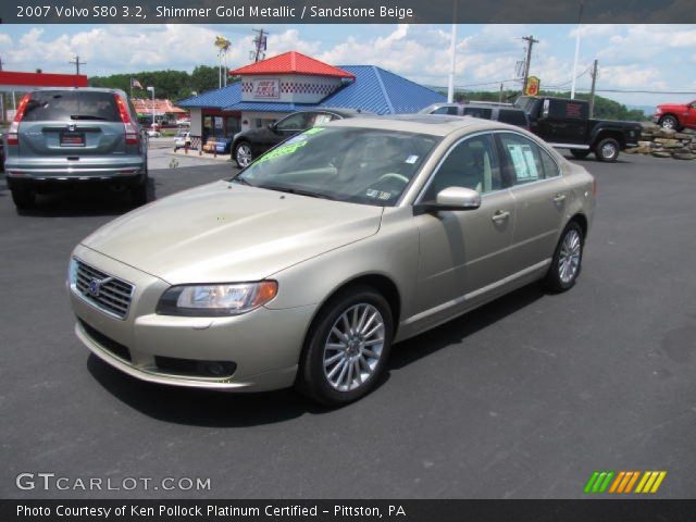 2007 Volvo S80 3.2 in Shimmer Gold Metallic