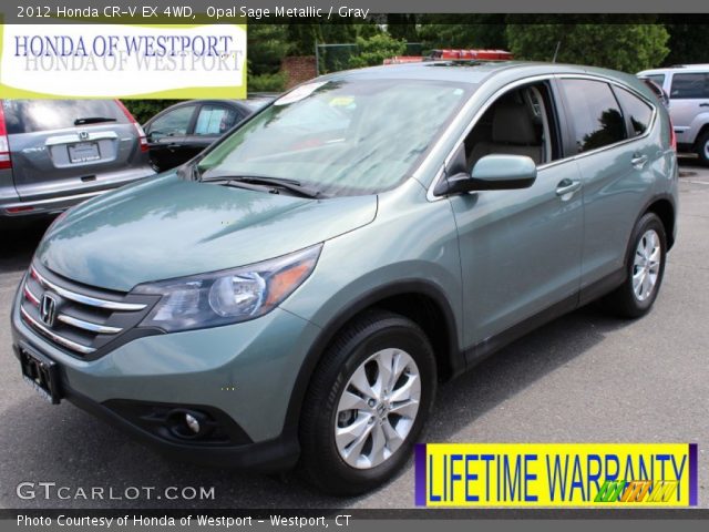 2012 Honda CR-V EX 4WD in Opal Sage Metallic