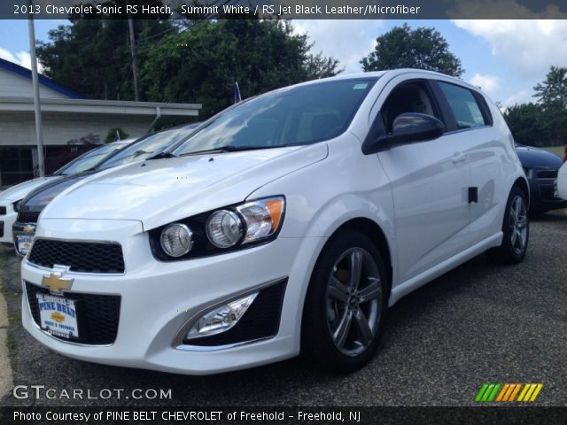 2013 Chevrolet Sonic RS Hatch in Summit White