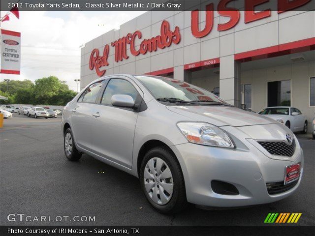 2012 Toyota Yaris Sedan in Classic Silver Metallic