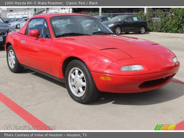 1990 Mazda MX-5 Miata Roadster in Classic Red