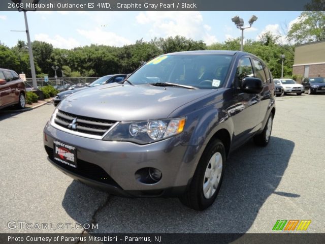 2008 Mitsubishi Outlander ES 4WD in Graphite Gray Pearl