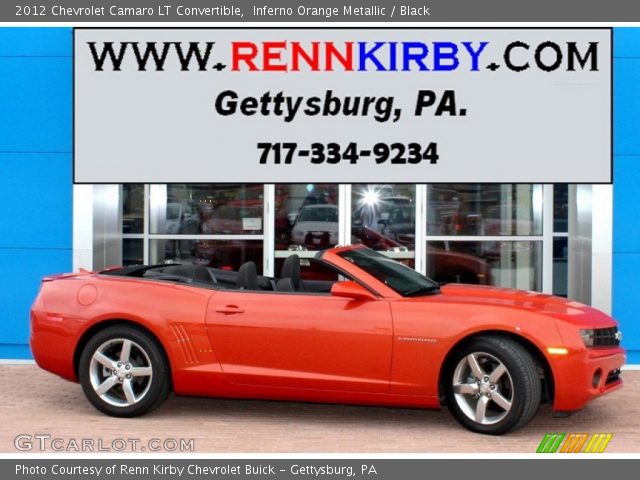 2012 Chevrolet Camaro LT Convertible in Inferno Orange Metallic