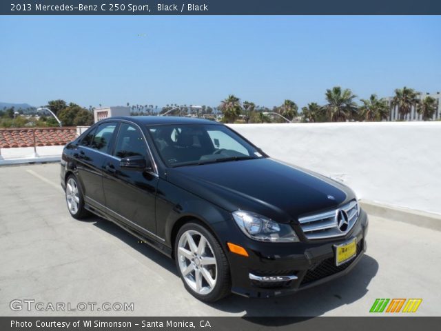 2013 Mercedes-Benz C 250 Sport in Black