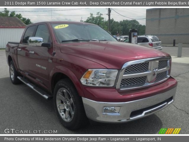 2011 Dodge Ram 1500 Laramie Crew Cab 4x4 in Deep Cherry Red Crystal Pearl