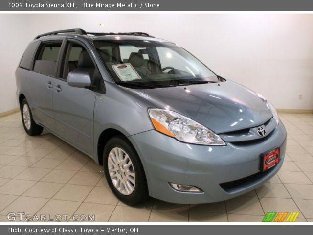 2009 Toyota Sienna XLE in Blue Mirage Metallic