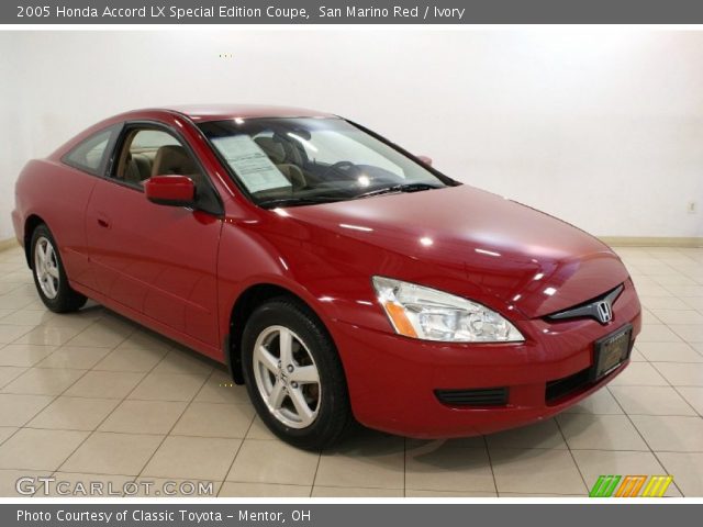 2005 Honda Accord LX Special Edition Coupe in San Marino Red