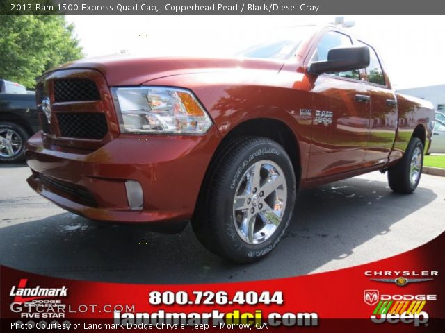 2013 Ram 1500 Express Quad Cab in Copperhead Pearl