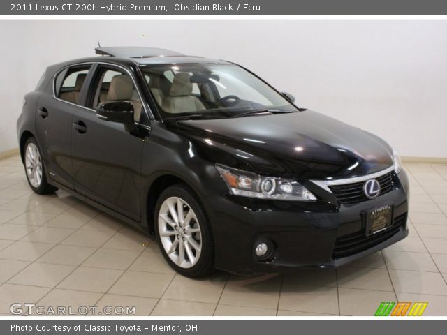 2011 Lexus CT 200h Hybrid Premium in Obsidian Black