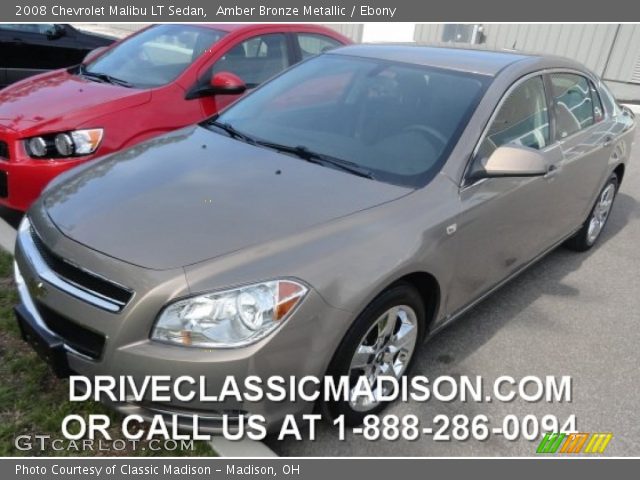 2008 Chevrolet Malibu LT Sedan in Amber Bronze Metallic