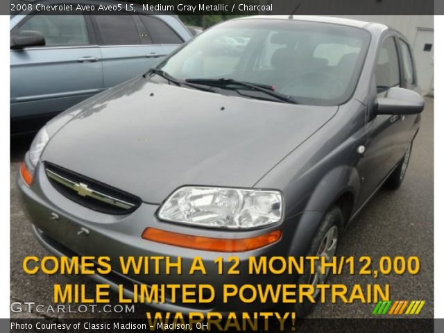 2008 Chevrolet Aveo Aveo5 LS in Medium Gray Metallic