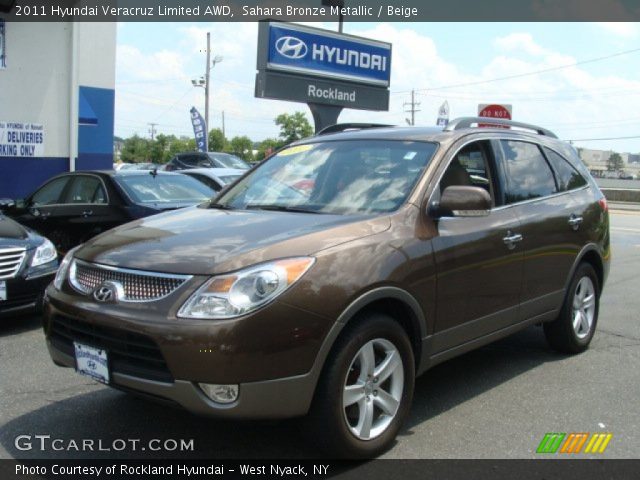 2011 Hyundai Veracruz Limited AWD in Sahara Bronze Metallic