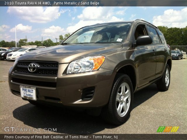 2010 Toyota RAV4 I4 4WD in Pyrite Metallic