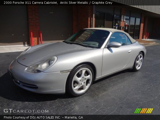 2000 Porsche 911 Carrera Cabriolet in Arctic Silver Metallic