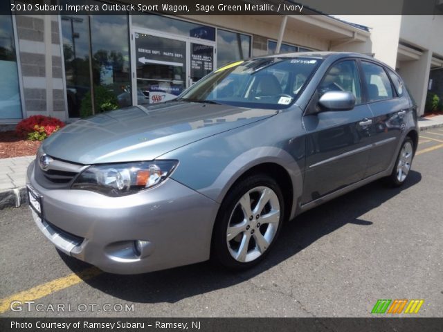 2010 Subaru Impreza Outback Sport Wagon in Sage Green Metallic