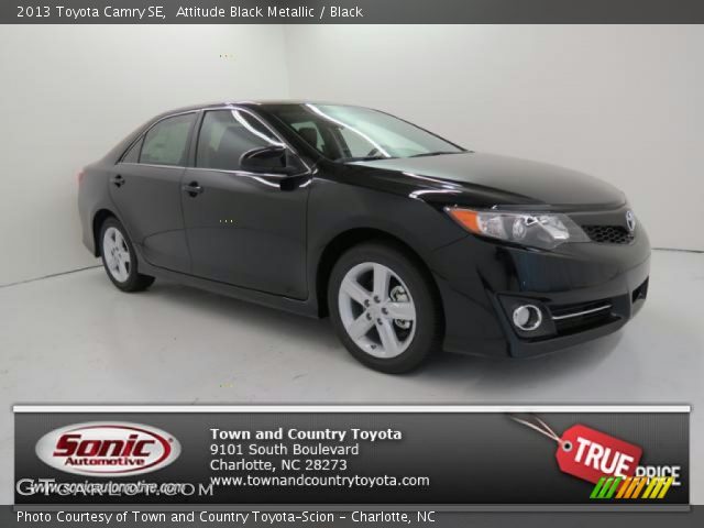 2013 Toyota Camry SE in Attitude Black Metallic