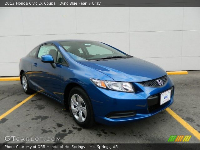 2013 Honda Civic LX Coupe in Dyno Blue Pearl