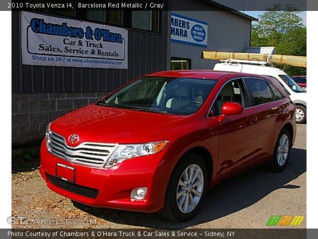 2010 Toyota Venza I4 in Barcelona Red Metallic