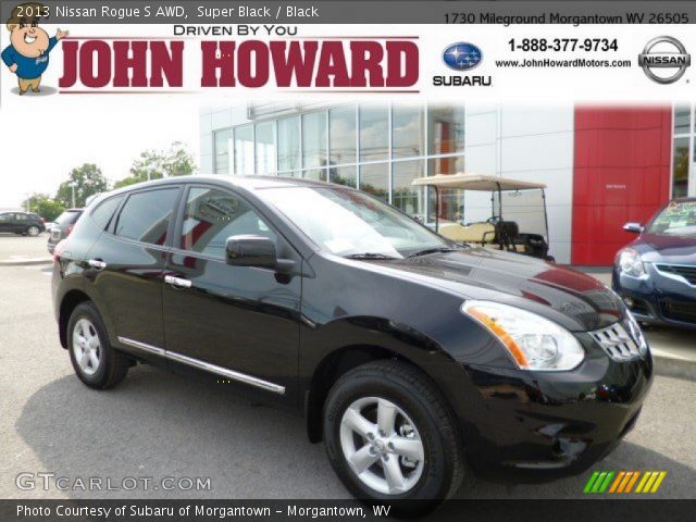 2013 Nissan Rogue S AWD in Super Black