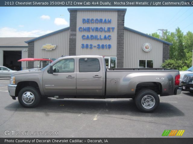 2013 Chevrolet Silverado 3500HD LTZ Crew Cab 4x4 Dually in Mocha Steel Metallic