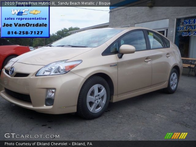 2010 Toyota Prius Hybrid III in Sandy Beach Metallic