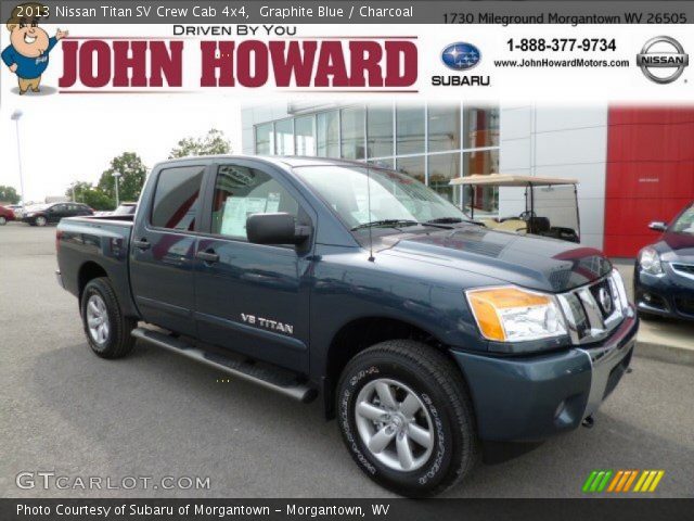 2013 Nissan Titan SV Crew Cab 4x4 in Graphite Blue