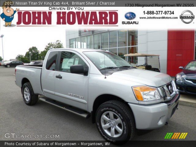 2013 Nissan Titan SV King Cab 4x4 in Brilliant Silver