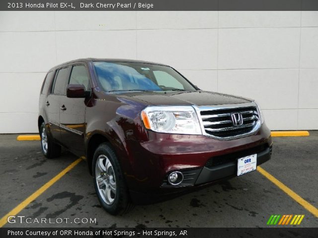 2013 Honda Pilot EX-L in Dark Cherry Pearl