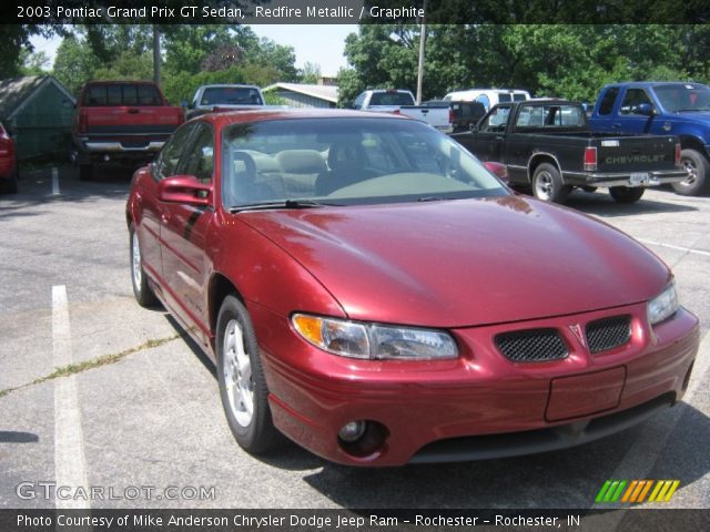2003 Pontiac Grand Prix GT Sedan in Redfire Metallic