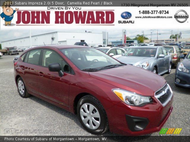 2013 Subaru Impreza 2.0i 5 Door in Camellia Red Pearl