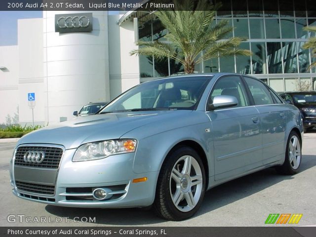 2006 Audi A4 2.0T Sedan in Liquid Blue Metallic