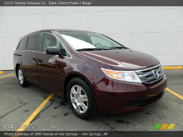 2013 Honda Odyssey LX in Dark Cherry Pearl