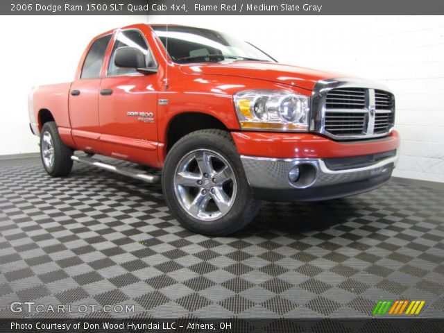 2006 Dodge Ram 1500 SLT Quad Cab 4x4 in Flame Red